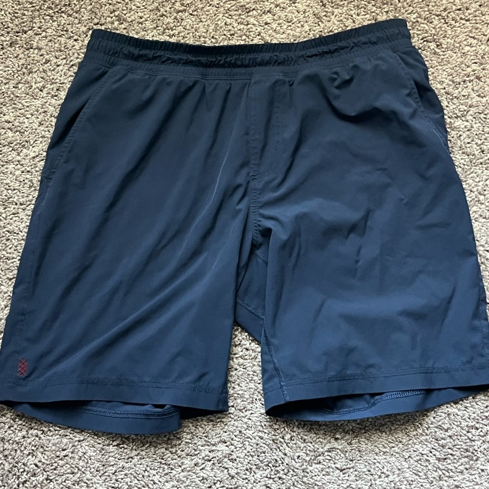 RHONE Men's Navy Athletic Performance Shorts